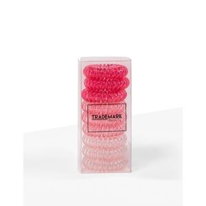 Trademark Beauty Coil Hair Ties, Spiral Hair Ties For No Crease, 3 Count